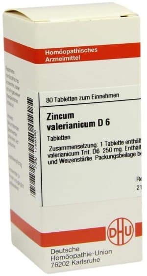 DHU Zincum Valerianicum D6 80 Tabletten