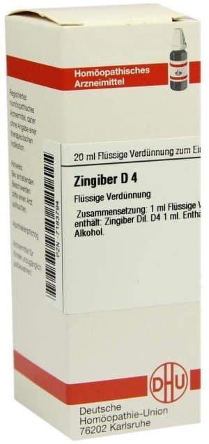 DHU Zingiber D4 20 ml Dilution