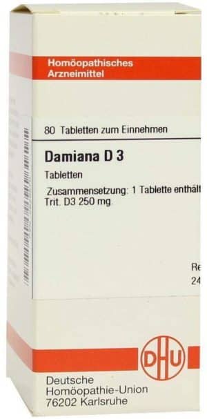 Damiana D3 Dhu 80 Tabletten