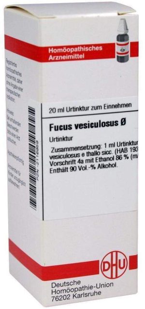 Dhu Fucus Vesiculosus Urtinktur 20 ml Dilution