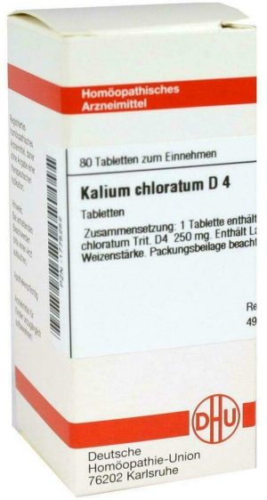 Dhu Kalium Chloratum D4 80 Tabletten