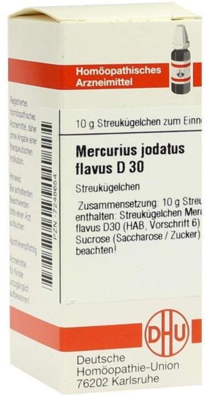 Dhu Mercurius Jodatus Flavus D30 Globuli