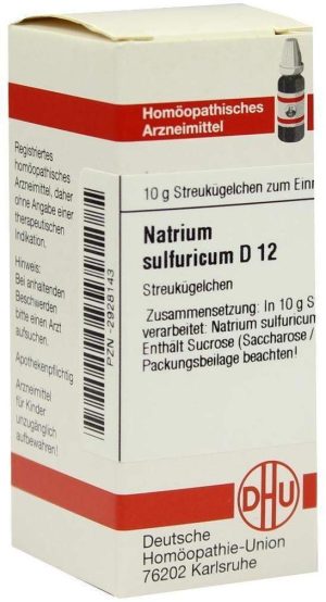 Dhu Natrium Sulfuricum D12 10 G Globuli