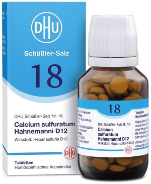 Dhu Schüßler-Salz Nr. 18 Calcium Sulfuratum D12 200 Tabletten