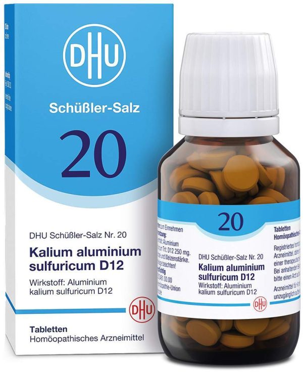 Dhu Schüßler-Salz Nr. 20 Kalium Aluminium Sulfuricum D12 200...