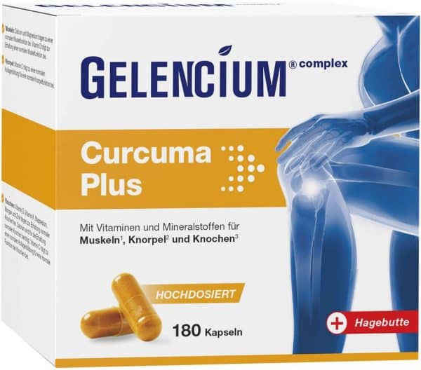 Gelencium Curcuma Plus hochdosiert m.Vit.C Kapseln 180 Stück