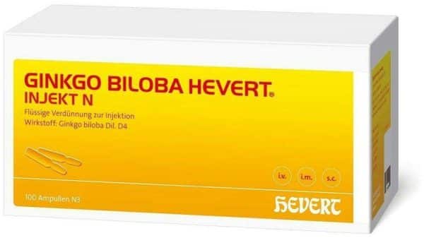 Ginkgo Biloba Hevert Injekt N 100 Ampullen