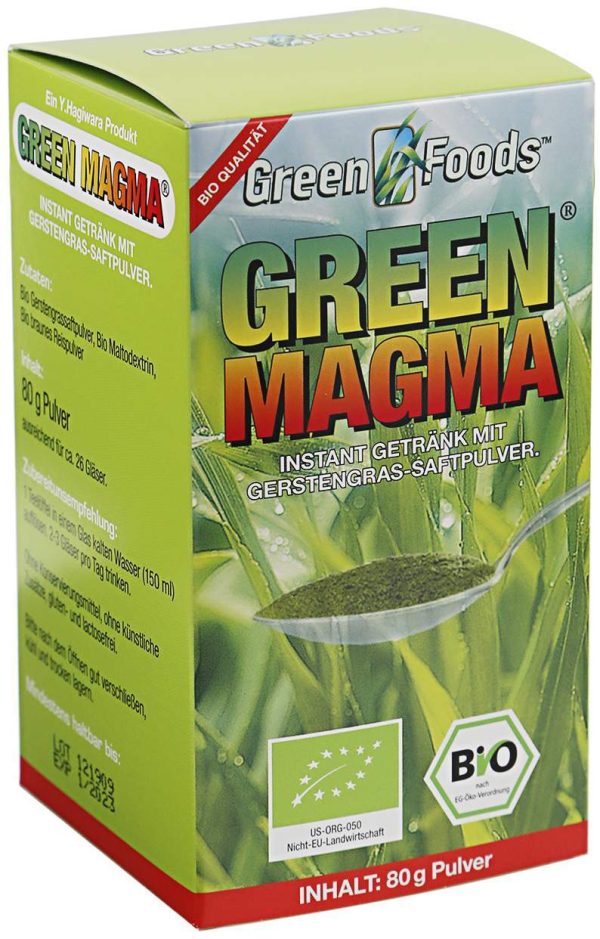 Green Magma Gerstengrasextrakt 80g Pulver