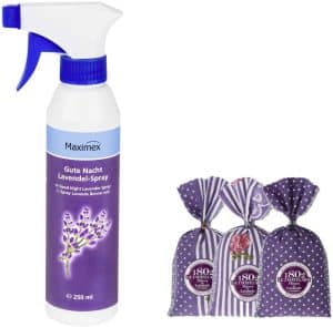 Gute Nacht Lavendel-Spray mit gratis Lavendelblüten Säckchen