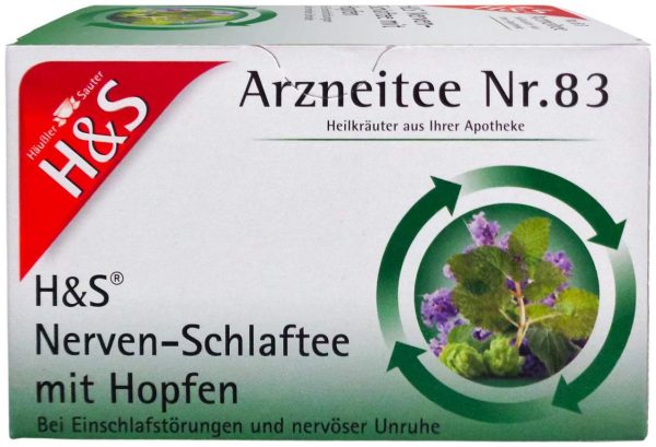 H&S Nerven - und Schlaftee Mit Hopfen 20 Beutel