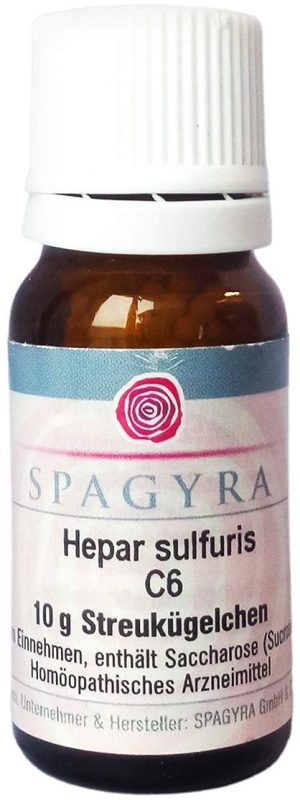 Hepar Sulfuris C 6 Globuli 10 G