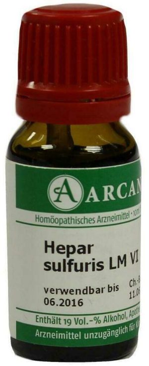 Hepar Sulfuris Lm 6 Dilution 10 ml