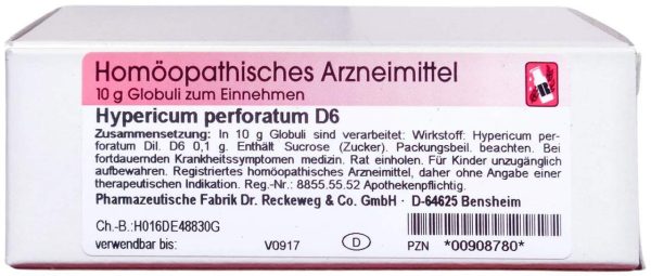 Hypericum D 6 Globuli
