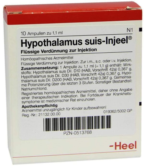 Hypothalamus Suis Injeel 10 Ampullen