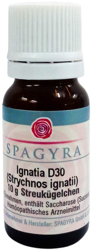 Ignatia D 30 Strychnos Ignatii Globuli 10 G