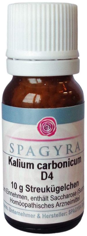 Kalium Carbonicum D 4 Globuli 10 G