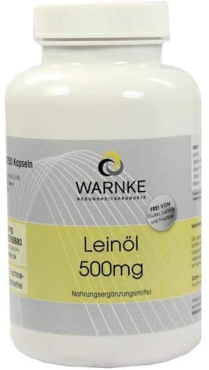 Leinöl 500 mg 250 Kapseln