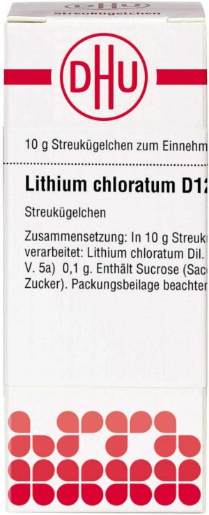 Lithium Chloratum D 12 Globuli 10 G