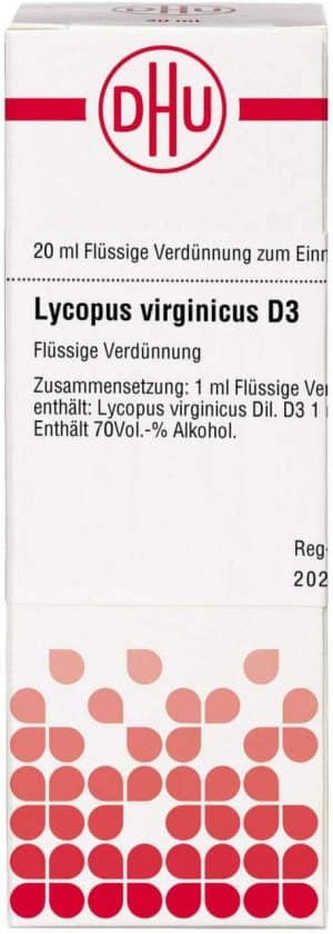 Lycopus Virginicus D 3 Dilution 20 ml