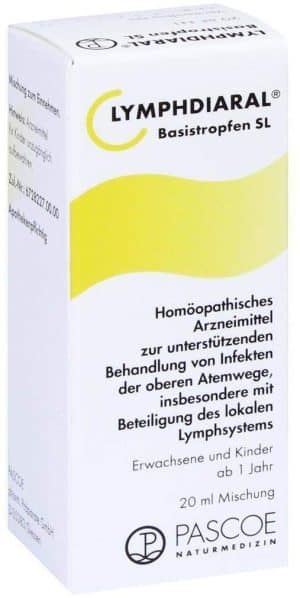 Lymphdiaral 20 ml Basistropfen Sl