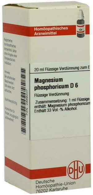 Magnesium Phosphoricum D 6 20 ml Dilution