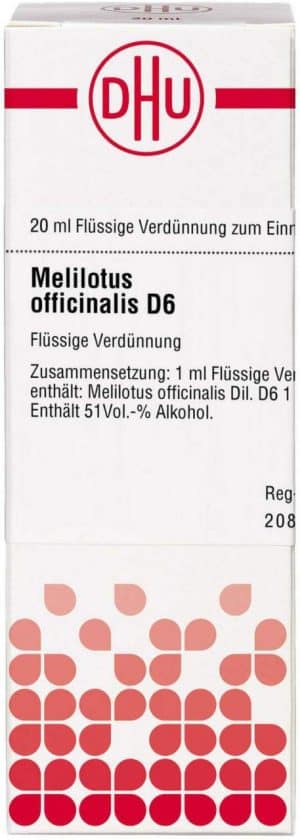 Melilotus Officinalis D 6 Dilution 20 ml