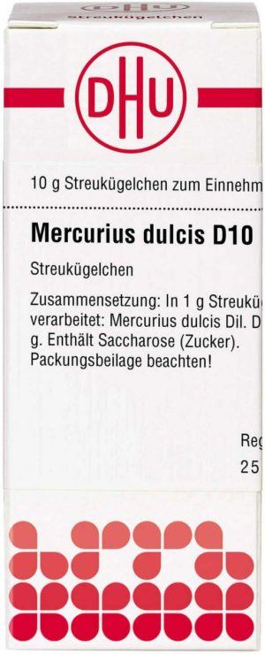 Mercurius Dulcis D 10 Globuli 10 G