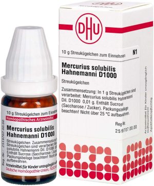 Mercurius Solubilis D 1000 Globuli Hahne