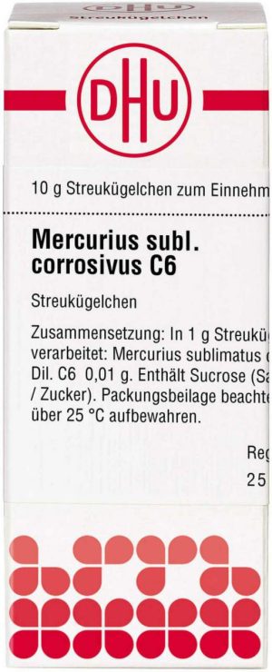 Mercurius Sublimatus Corrosivus C 6 Globuli 10 G