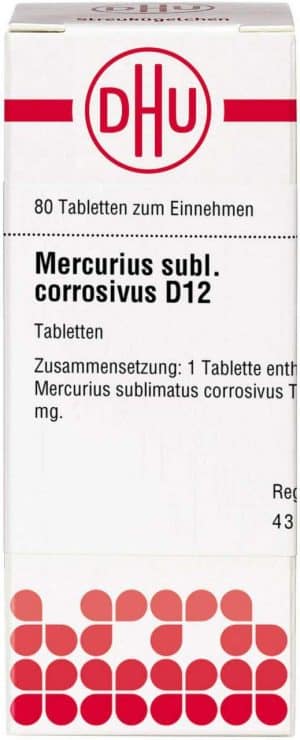 Mercurius Sublimatus Corrosivus D 12 Tabletten 80