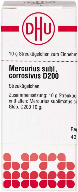 Mercurius Sublimatus Corrosivus D 200 Globuli 10 G