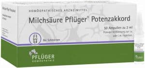 Milchsäure Pflüger Potenzakkord Inj.-Lsg.Amp