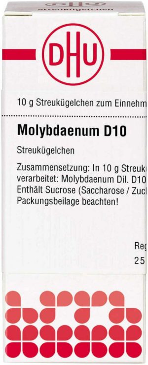 Molybdaenum D 10 Globuli 10 G