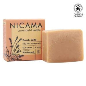 NICAMA Duschseife Lavendel-Limette 100g