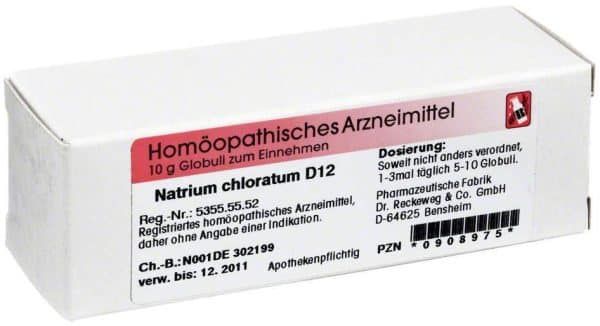 Natrium Chloratum D12 10 G Globuli