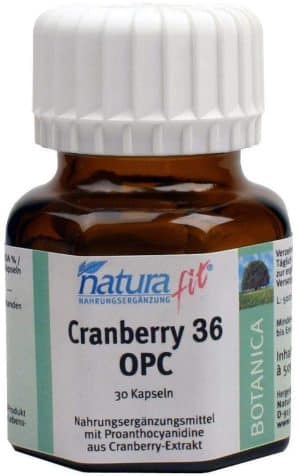 Naturafit Cranberry 36 Opc Kapseln