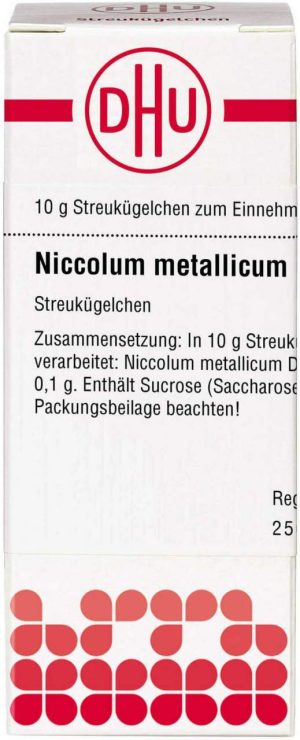 Niccolum Matallicum C 30 Globuli 10 G