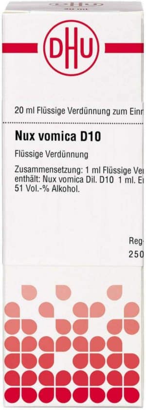 Nux Vomica D 10 Dilution 20 ml