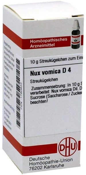 Nux Vomica D4 Dhu 10 G Globuli
