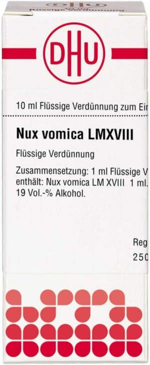 Nux Vomica Lm Xviii Dilution 10 ml