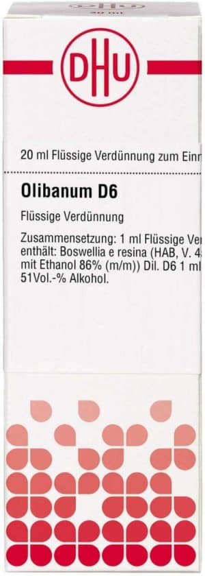 Olibanum D 6 Dilution 20 ml