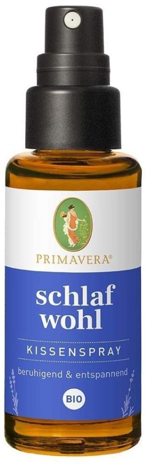 PRIMAVERA Schlafwohl Kissenspray Ätherisches Öl Bio 30 ml
