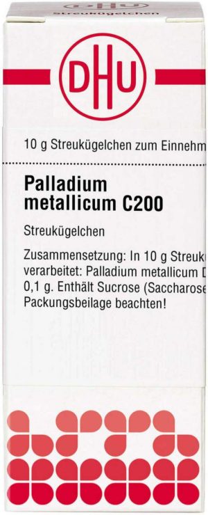 Palladium Metallicum C 200 Globuli 10 G