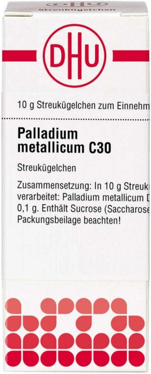 Palladium Metallicum C 30 Globuli 10 G