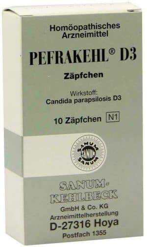 Pefrakehl D3 Zäpfchen 10 Stück