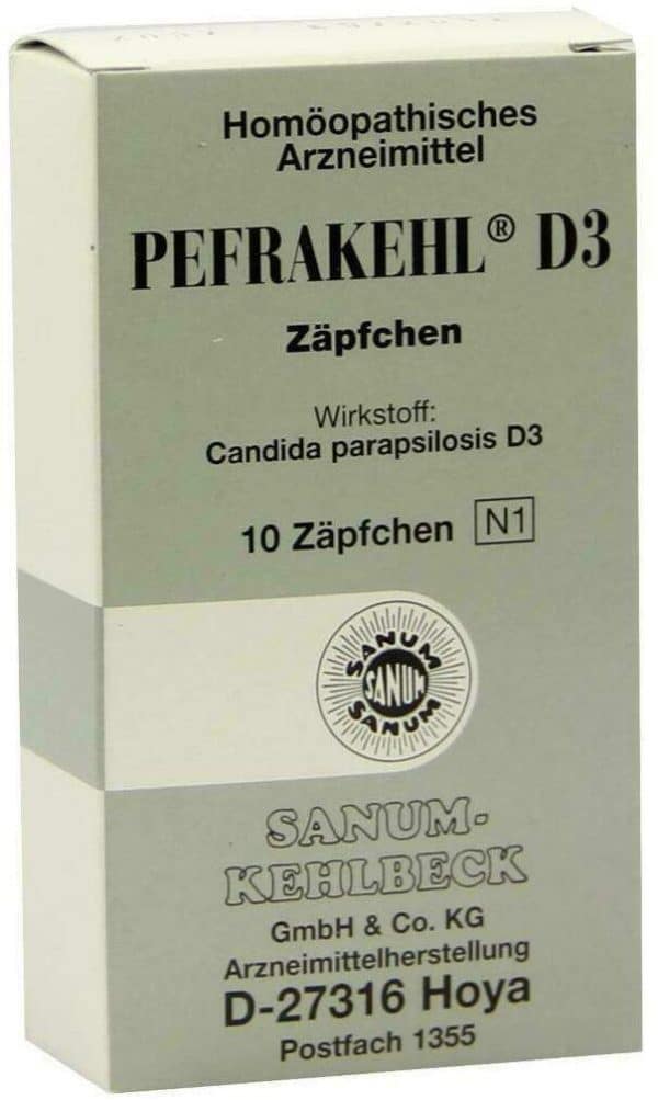 Pefrakehl D3 Zäpfchen 10 Stück