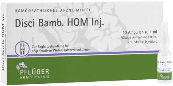 Pflüger Disci Bamb. Hom 10 X 1 ml Ampullen