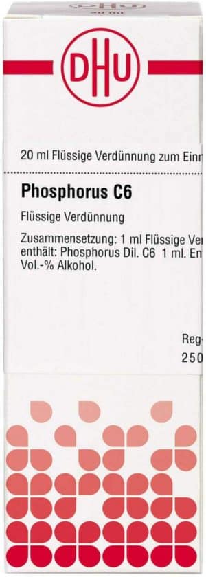 Phosphorus C 6 Dilution 20 ml