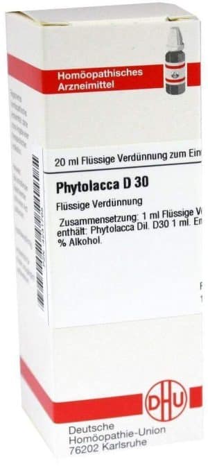 Phytolacca D 30 Dilution 20 ml