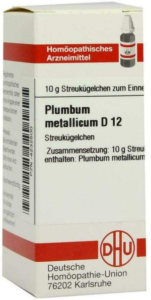 Plumbum Metallicum D12 10 G Globuli